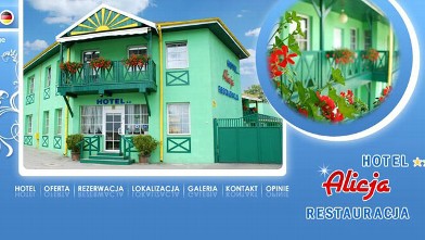 PHOTO: The Hotel Alicja in Poland is pictured on their website in front of a blue sky.