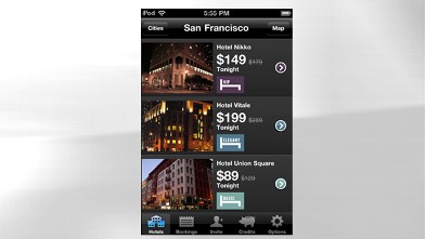 PHOTO: Hotel Tonight's mobile app
