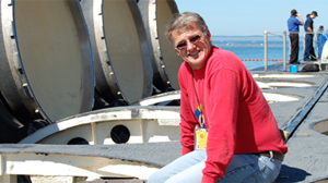 PHOTO John Blewett, who does sea trials of submarines for the Navy, is now hoping to head out on a search for a missing case of Canadian Club whiskey