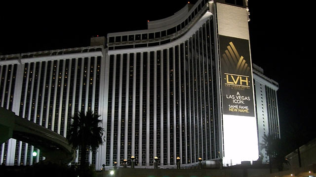 PHOTO: Las Vegas Hotel & Casino was the setting for Sean Connery's roof ascent in Diamonds Are Forever.