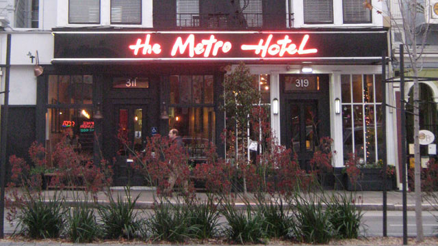 PHOTO: Metro Hotel, San Francisco, California.