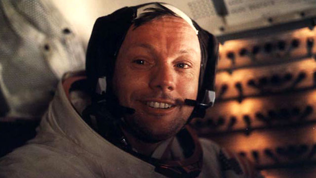 PHOTO:Â Neil Armstrong on Appollo 11