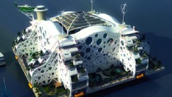 PHOTO: Artificial island