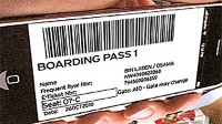 Osama Bin Laden boarding pass