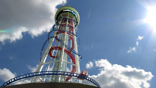 PHOTO: A rendering of the proposed Polercoaster. The Polercoaster structure would be 650 feet tall, according to a filing with the FAA.