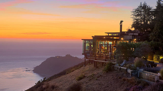 PHOTO: Post Ranch Inn is an adults-only getaway perched on a cliff of Big Sur overlooking the Pacific Ocean.