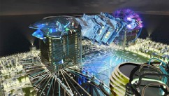 PHOTO: Artificial island