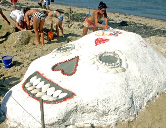 Sandcastles in Nantucket