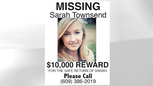 PHOTO: The family of missing teen Sarah Townsend are setting up a billboard, handing out flyers at train stations and offering a $10,000 reward for their daughters safe return.