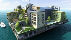 PHOTO: Artificial island