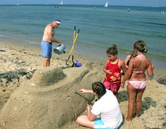 Sandcastles in Nantucket