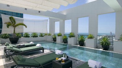 PHOTO: Terrace in Setai South Beach.