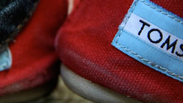 PHOTO: A pair of well-worn Toms shoes
