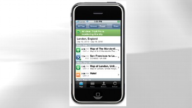 PHOTO: TripIt's mobile app