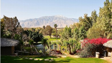PHOTO: The view from the legendary Two Bunch Palms Resort and Spa, the very private oasis located just outside of Los Angeles.