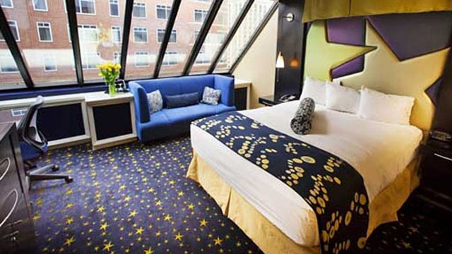 PHOTO: Pictured, a Starlight Guestroom at Vintage Plaza, a Kimpton Hotel.