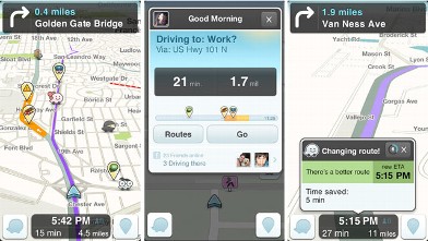 PHOTO: Waze social GPS