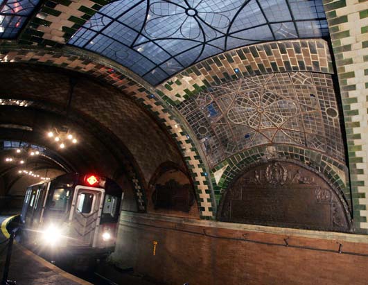 new york city subway. City Hall Station, New York