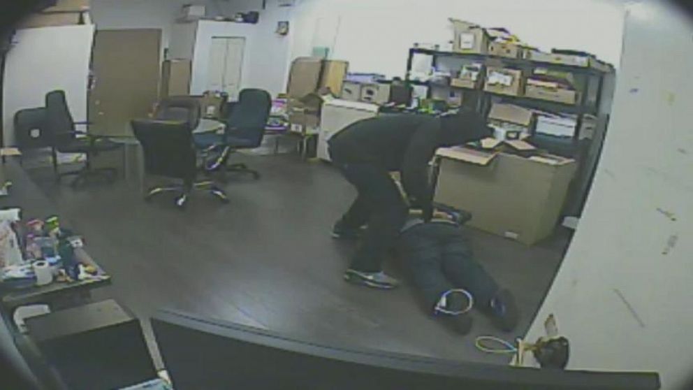 VIDEO: Surrey, British Columbia experiences three incidents of thieves storming into stores and tying up the owners.