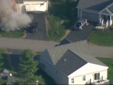 VIDEO: Caught on Tape: Home Explodes After Officer Shot