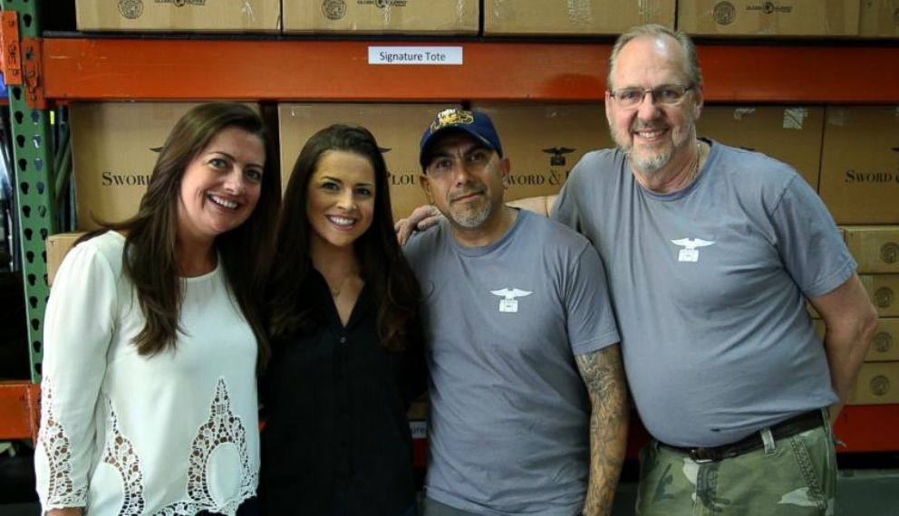 VIDEO: Emily and Betsy Núñez launched Sword and Plough, a company that works with veterans and found a good use for discarded military materials.