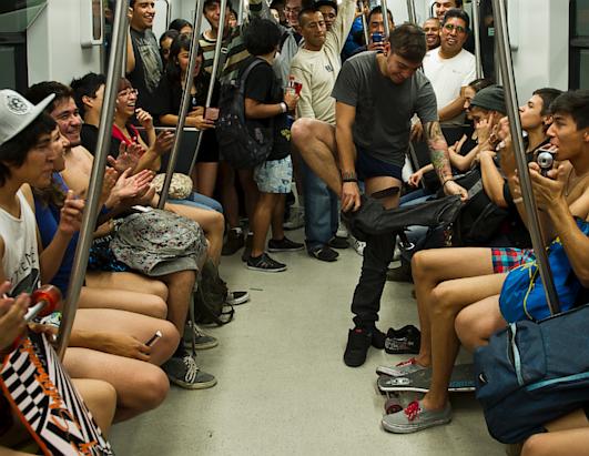 No Pants Subway Ride 2013