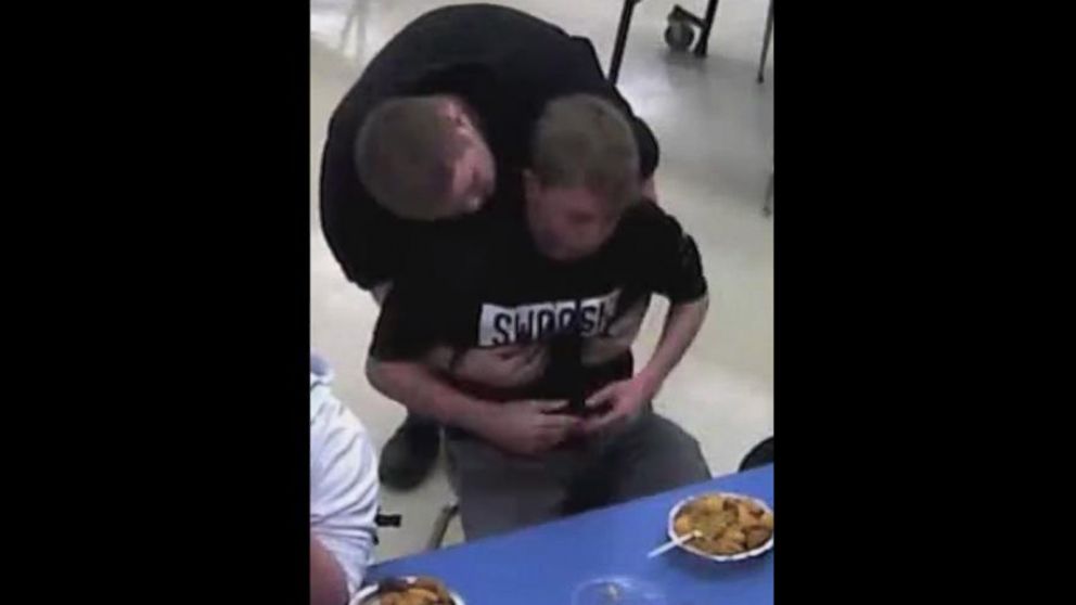 WATCH:  High school student performs Heimlich maneuver on classmate