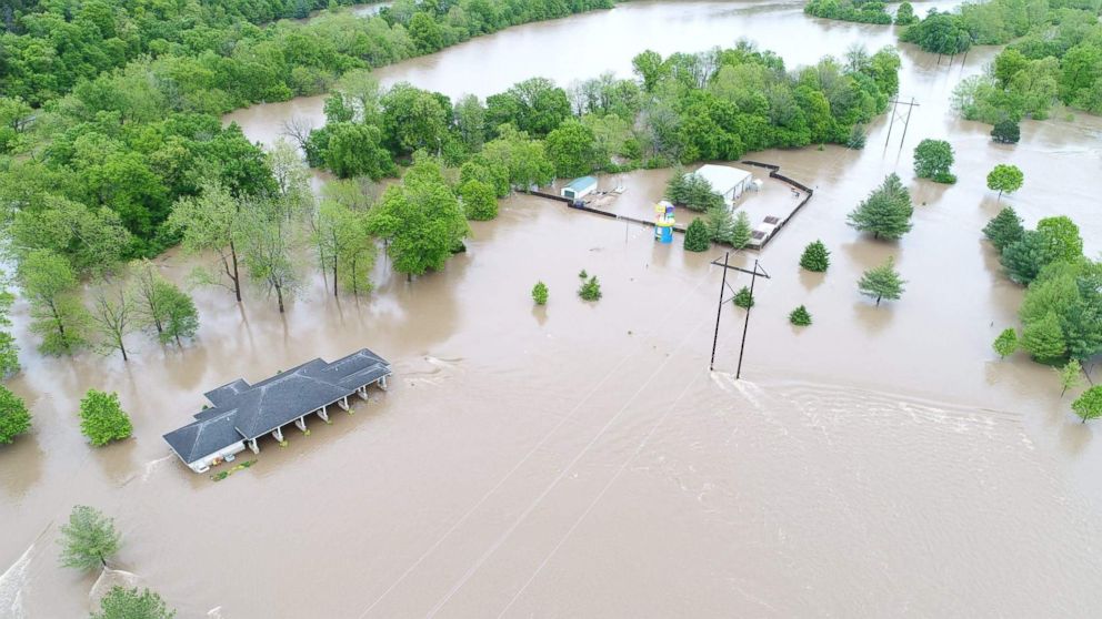 WATCH Missouri golf course under water in James River flooding NWTN