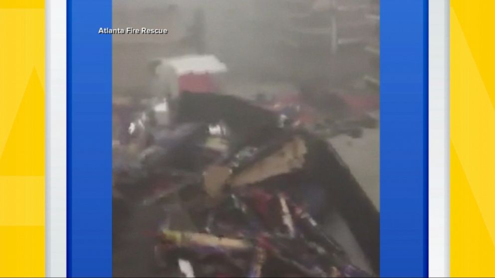 WATCH:  Fireworks ignite inside grocery store, prompting evacuation