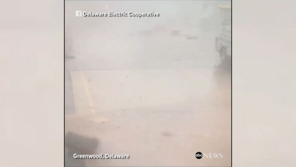 WATCH:  High winds at plant in Delaware