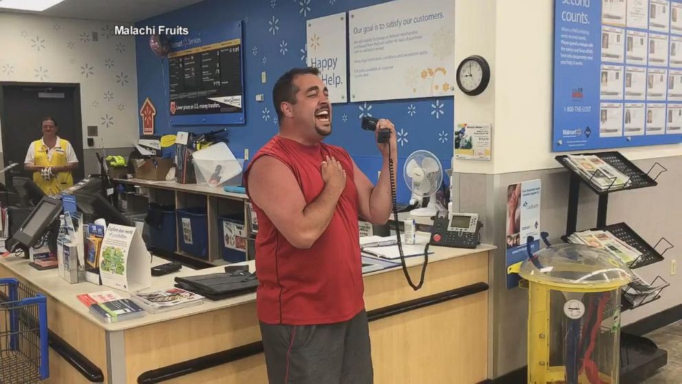 WATCH:  Man belts out national anthem over intercom at Wal-Mart