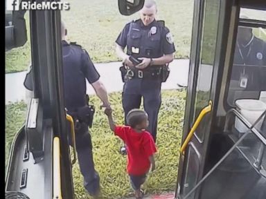WATCH: Bus driver helps 2-year-old boy lost in Milwaukee