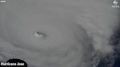The International Space Station flew over both Hurricane Irma and Jose.