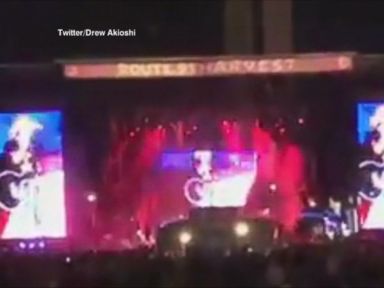 WATCH: The moment gunfire broke out at Las Vegas concert