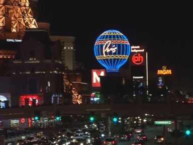 WATCH: Las Vegas lights dim in tribute to shooting victims, heroes