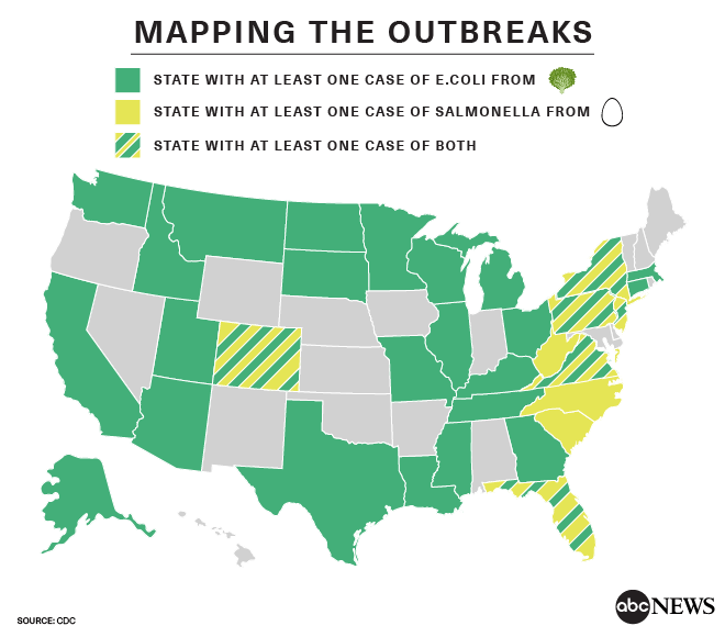 25 E Coli Outbreak Map Maps Online For You