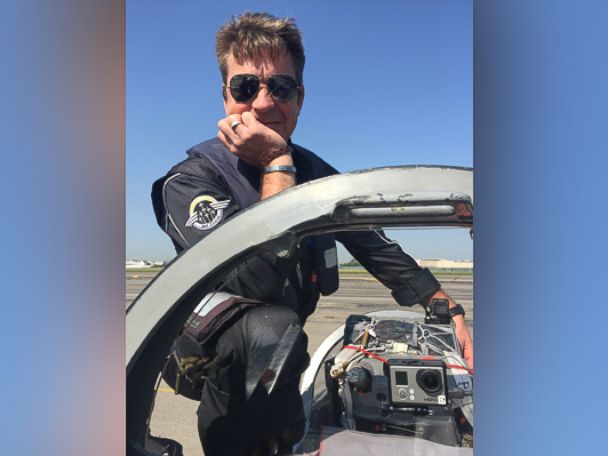 PHOTO: Pilot Christophe Douky Deketelaere, a former pilot with the French Air Force, has been flying with Breitling for more than a decade.