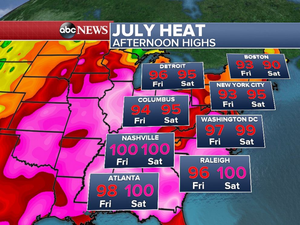 Major Heat Wave To Spread From Plains To East Coast This Week - ABC News