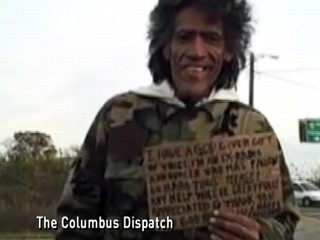 Homeless man with a voice of God