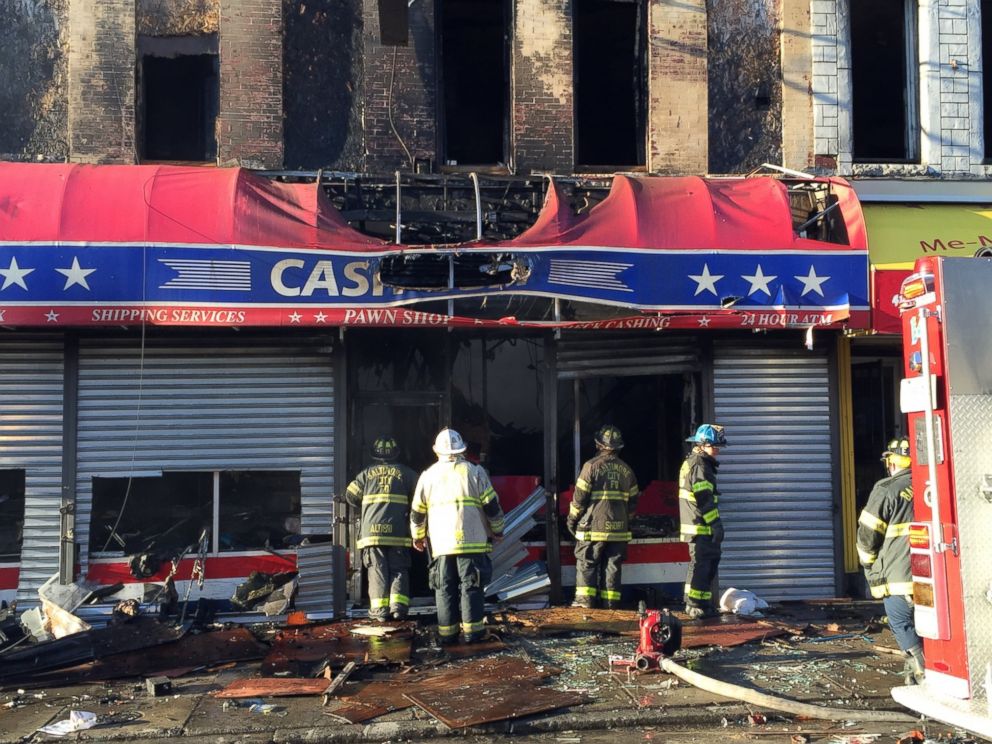 PHOTO: The aftermath of the Baltimore protests that took place on April 18, 2015, sparked after the death of Freddie Gray.