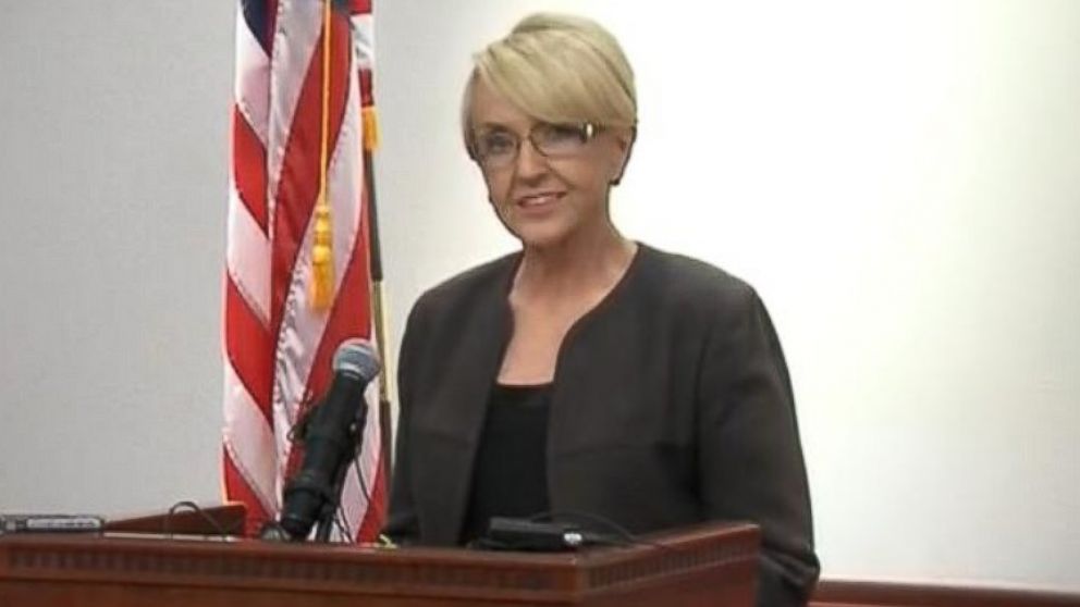 PHOTO: Arizona Gov. Jan Brewer explains why she vetoed the so-called "religious-freedom bill while speaking on Wednesday, Feb. 26, 2014.