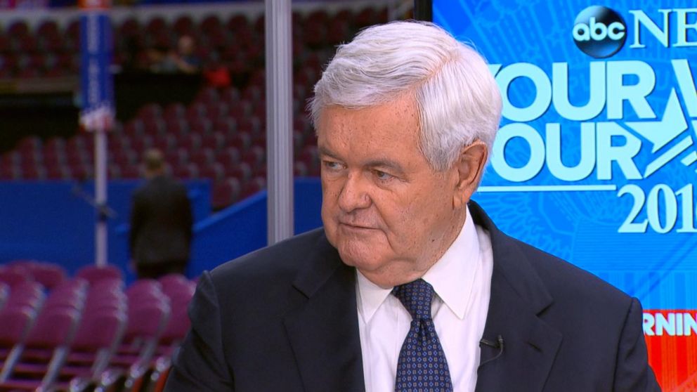 Gingrich Says Bushes Acting 'Childishly' by Not Going to RNC