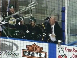 Hockey Coach Flips Out on the Ice