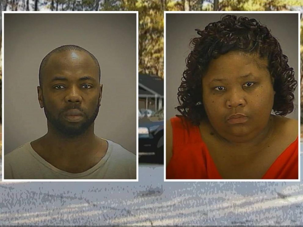 PHOTO: Gregory Jean, 37, and Samantha Davis, 42, charged with false imprisonment after police found Jeans son hidden inside their home in Clayton County, Georgia.