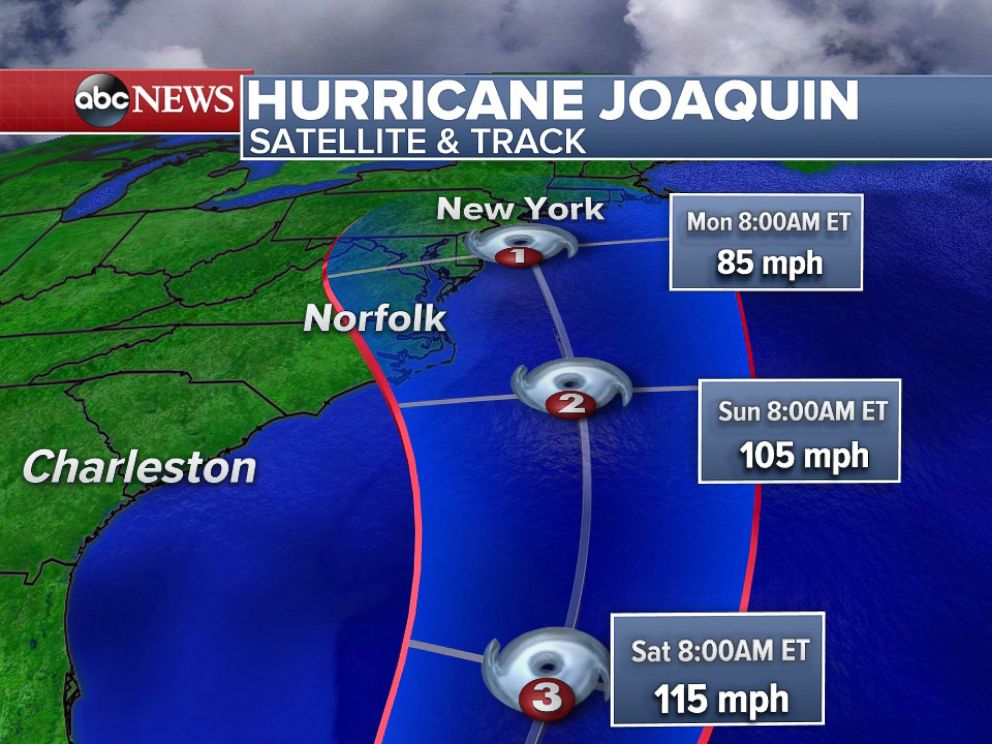 PHOTO: Although forecast uncertainty remains, here is the path through Monday as of the 11AM Advisory on September 30.