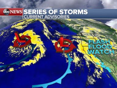 Powerful Western Storms Fueled by El Nino Weather Pattern