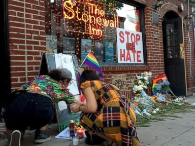 Hundreds Mourn Orlando Victims at NYC's Symbolic Stonewall Inn