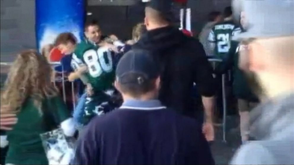 PHOTO: New Jersey State Police are investigating video that shows a fight breaking out at MetLife Stadium.
