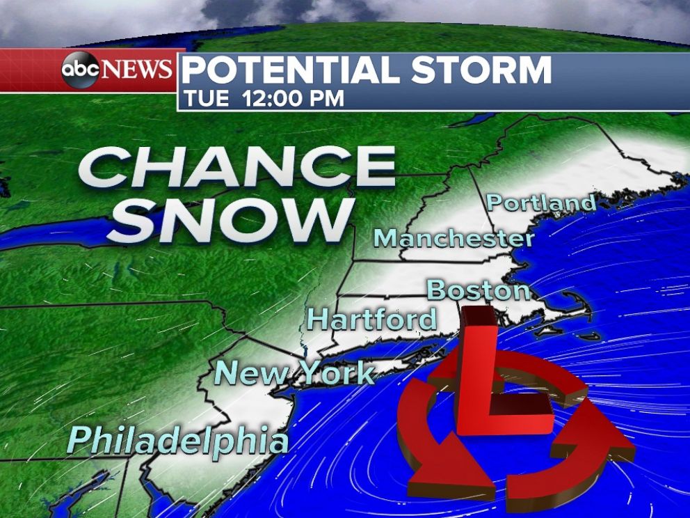 PHOTO: A new storm may affect the Northeast Coast by early next week.
