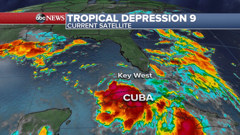 Tropical Depression 9 Takes Aim at Florida ABC News